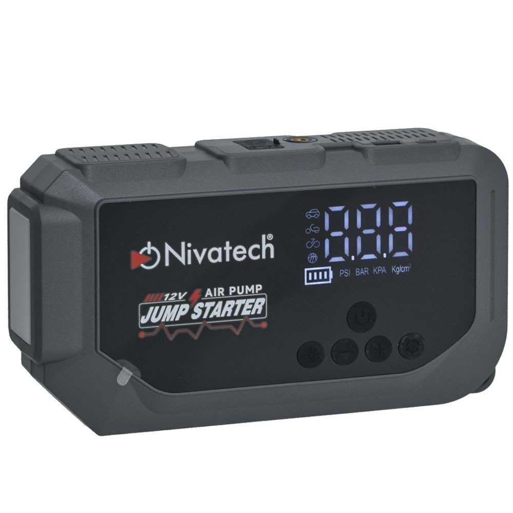 NİVATECH 12V Hava Kompresörü Ve Akü Takviye Cihazı NTC-CR 25000