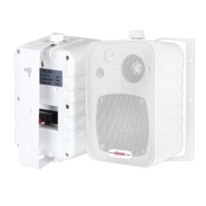 NWORK 4'' 10W 100V 2 Yollu Siyah Stun Hoparlör NW-4 TS