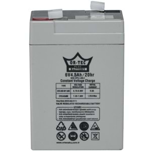 ORTEC 6V 4,5A Akü ORTEC-6V4,5