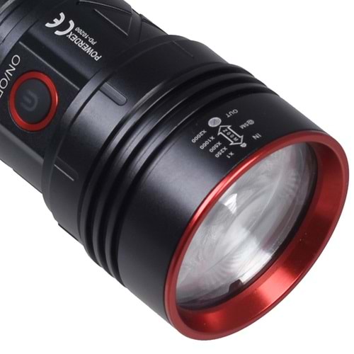 POWERDEX 35W Zoom Lu Şarjlı Fener PD-10200