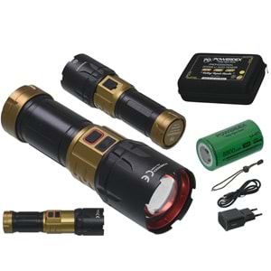POWERDEX 40W Zoomlu Şarjlı Fener PD-11500