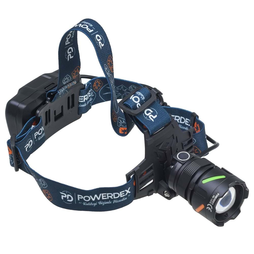 POWERDEX 25W Şarjlı Kafa Lambası PD-1372