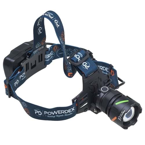 POWERDEX 25W Şarjlı Kafa Lambası PD-1372