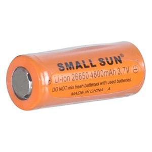 POWERDEX 4800 Mah 3,7V 26650 Small Sun Pil PD-26650