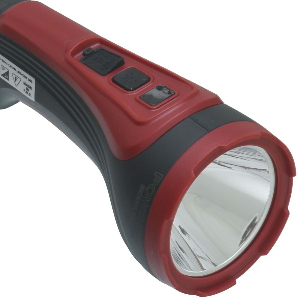 POWERDEX 10W USB Şarjlı El Feneri PD-3434