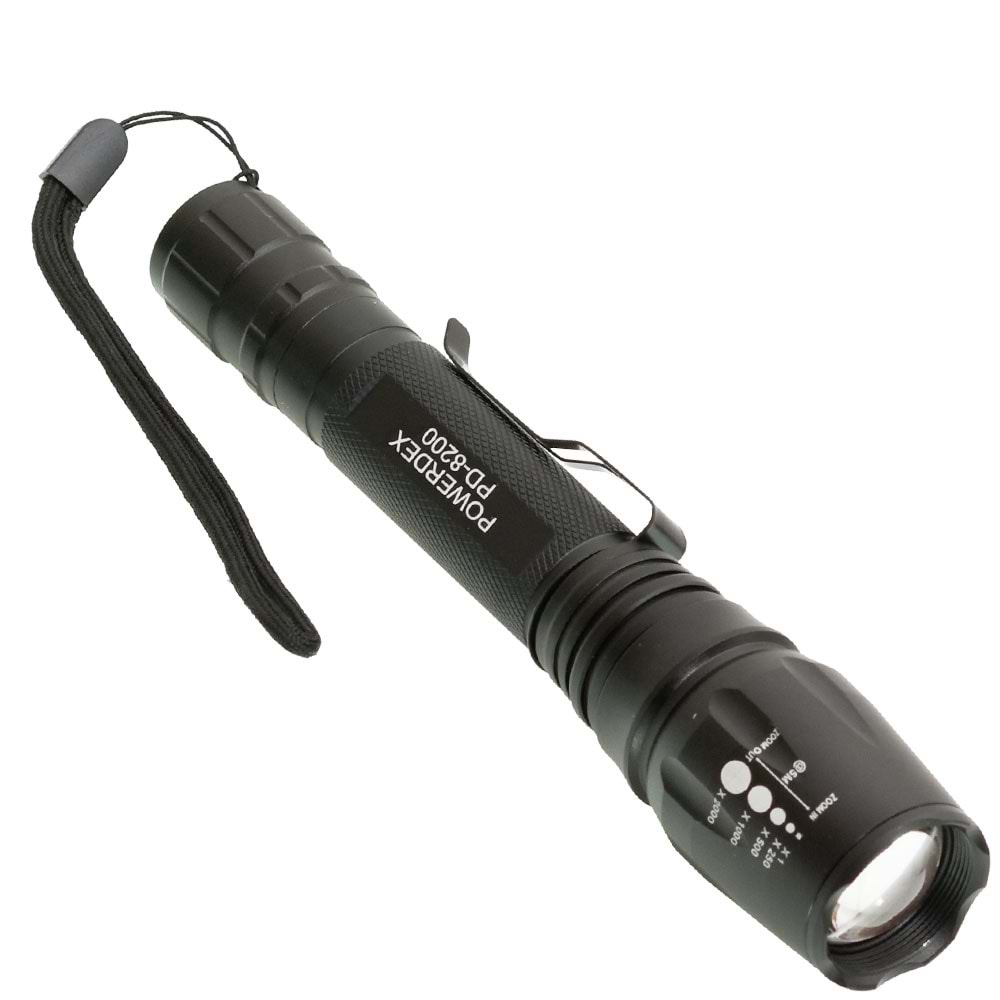 POWERDEX 10W Şarjlı Profesyonel Avcı Tüfek Feneri PD-8200