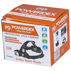 POWERDEX 10W Şarjlı Kafa Lambası PD-9972