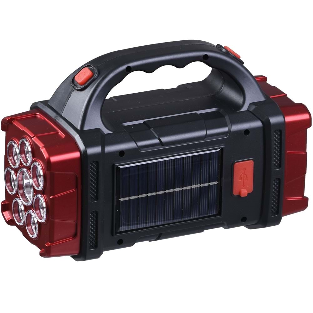 POWERGOLD 38W Solar Ve Usb Şarjlı Fener PG-800