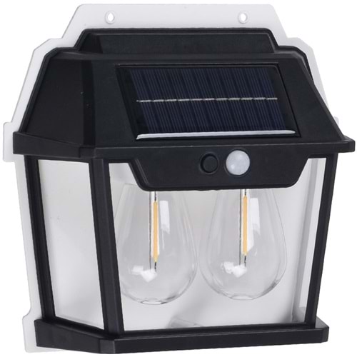 PANTHER 2 Lambalı Solar Ledli Duvar Lambası PT-2992