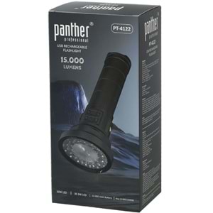 PANTHER Usb Şarjlı El Feneri PT-4122