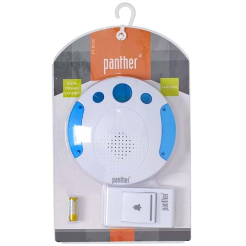 PANTHER Çakışmayan Frekanslı Kablosuz Kapı Zili PT-8200