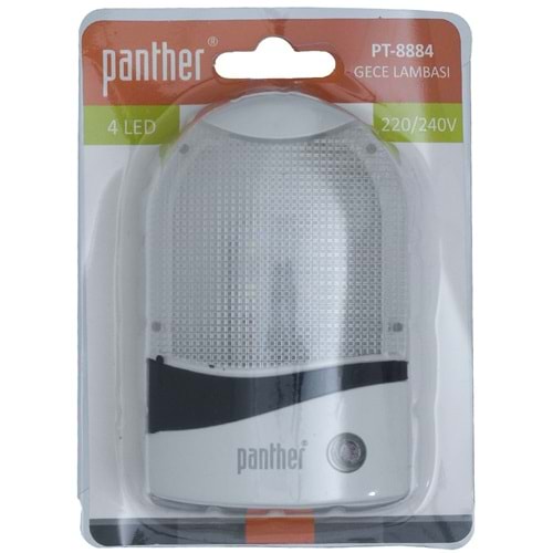 PANTHER 4 Ledli Sensörlü Gece Lambası PT-8884