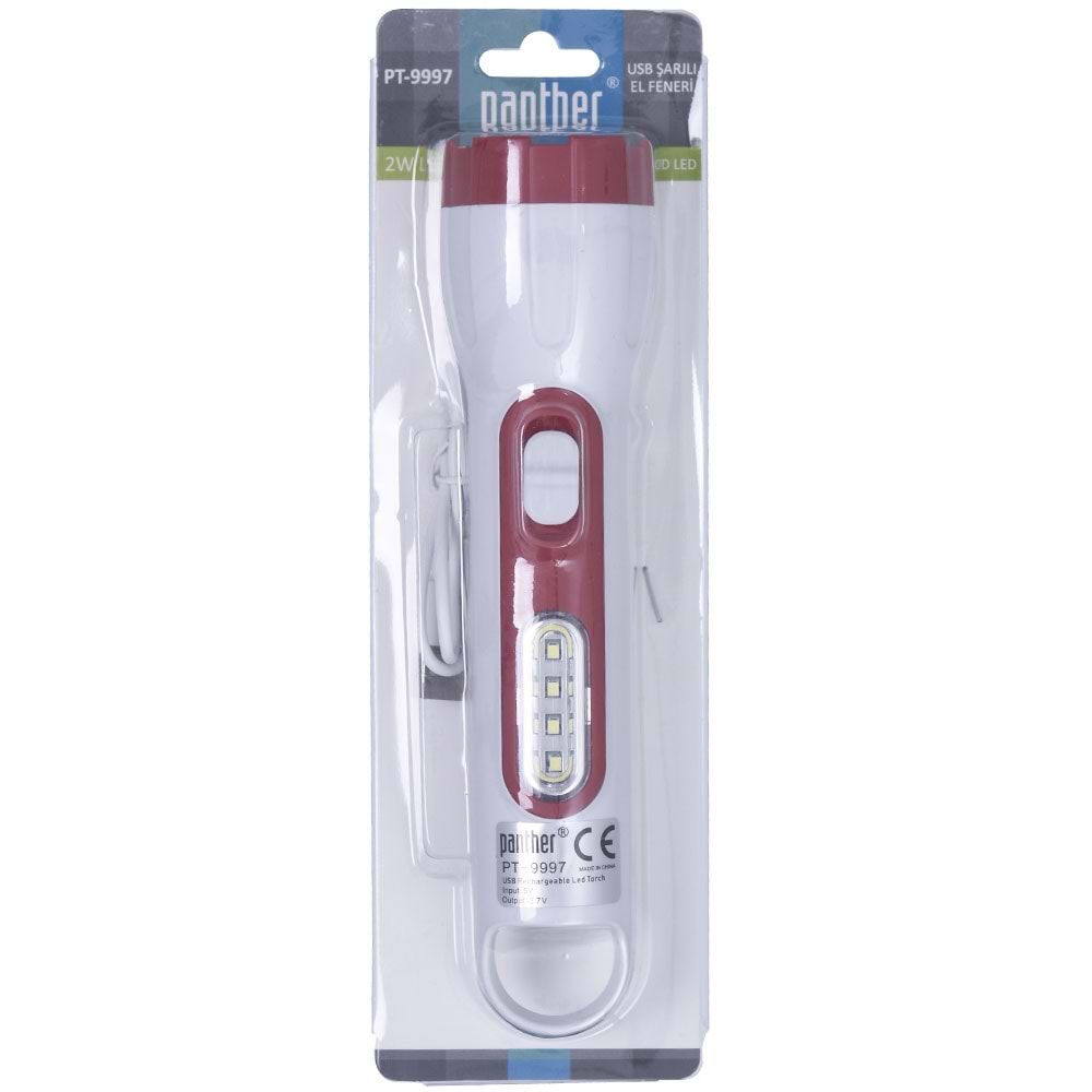 PANTHER Usb Şarjlı El Feneri PT-9997