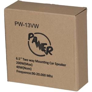 PAWER 16 Cm 100W Seat - Volkswagen Uyumlu Oto Hoparlör PW-13 VW