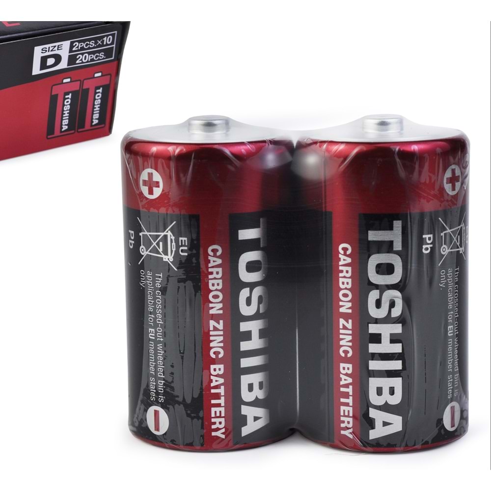 TOSHIBA D Boy (Büyük) Pil R20SL