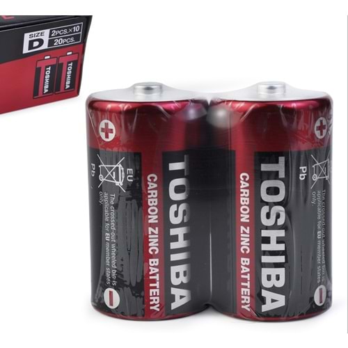 TOSHIBA D Boy (Büyük) Pil R20SL