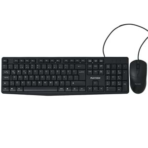 RAYNOX Kablolu Klavye Mause Set RX-KM101