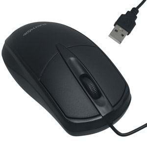 RAYNOX USB Kablolu Mouse (1200 DPI) – Siyah RX-M04
