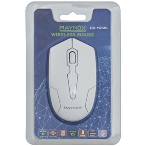 RAYNOX USB Kablolusuz Mouse Beyaz RX-M206