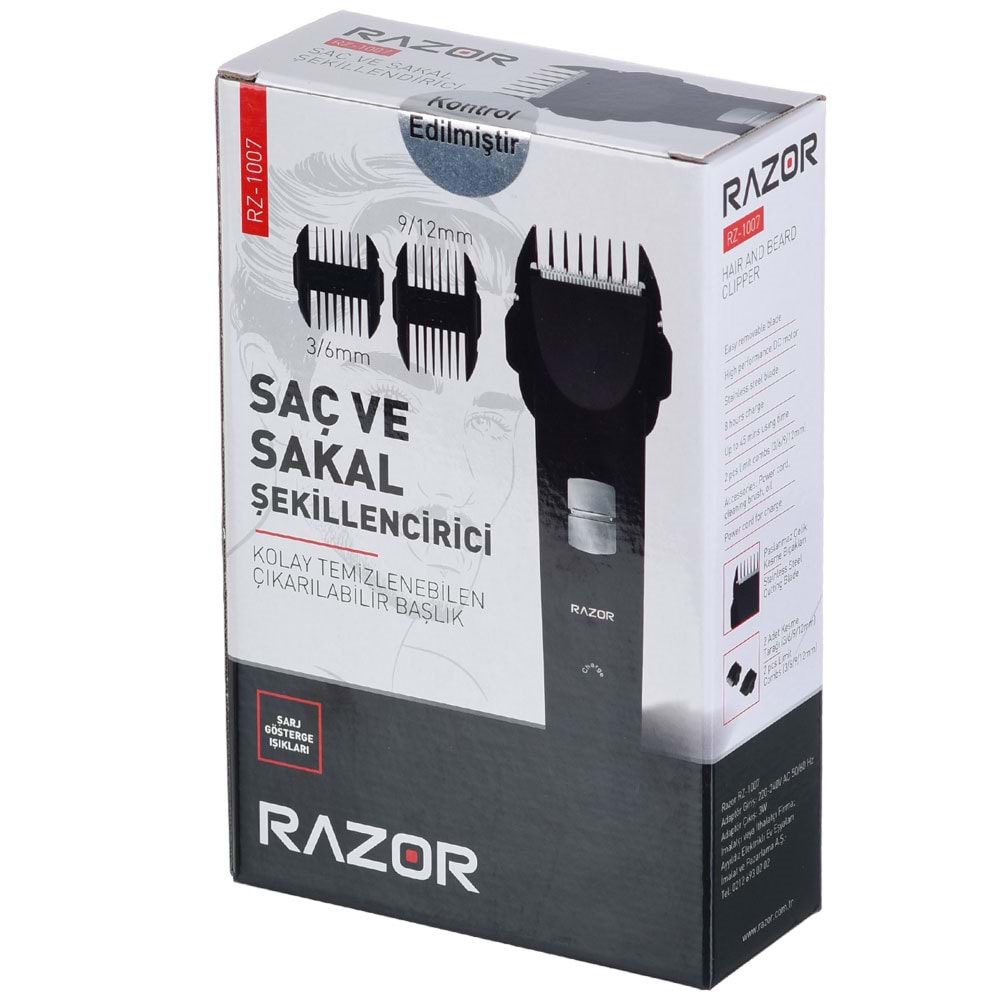GOLDMASTER Razor Şarjlı Saç Kesme Makinası RZ-1007