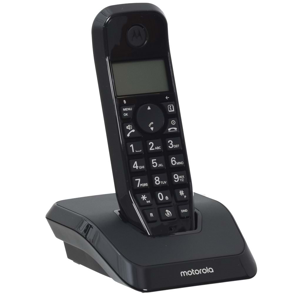 MOTOROLA Telsiz (DECT) Kablosuz Ev ve Ofis Telefonu S-1201B