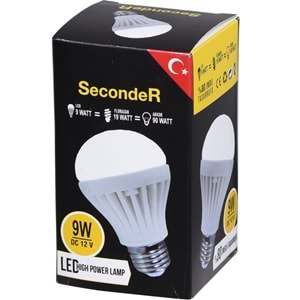 SECONDER 12V 9W Led Ampul SC-129