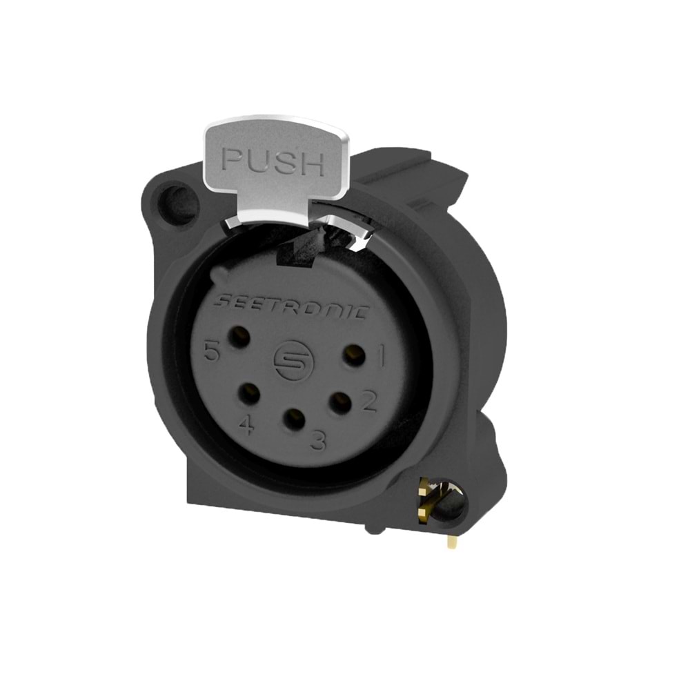 SEETRONIC 5 Kutuplu Ds XLR Şase Plastk Gövde SCBDF5-H