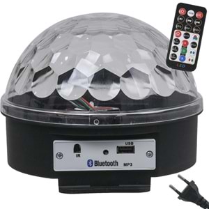 SULED Usb+Bt Yarım Dünya Disco Topu SLD-93