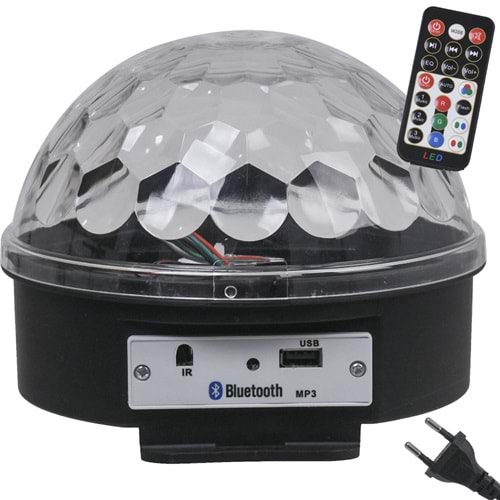 SULED Usb+Bt Yarım Dünya Disco Topu SLD-93