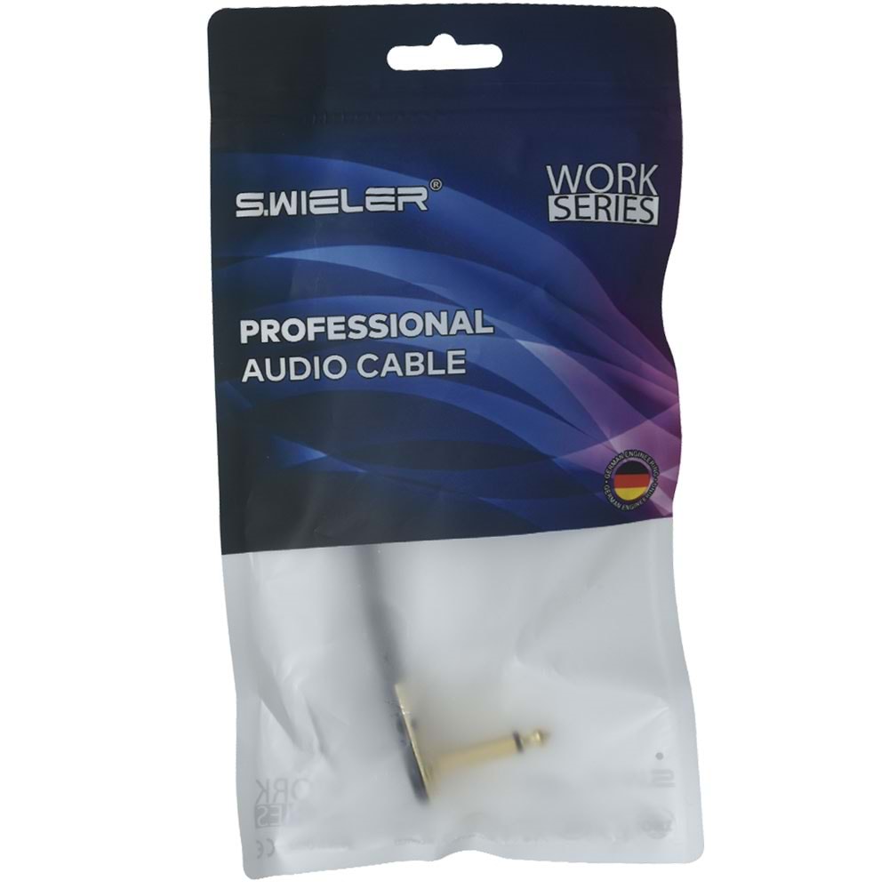 S.WIELER 15 Cm 6,3 Mm Erkek L Tip 6,3 Mm Erkek L Tip Hazır Kablo SMML-0.15M