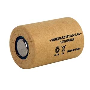 SUPEX 1,2V 1300 Ma Nı-Cd Matkap Pili SP-1300 SC 4-5