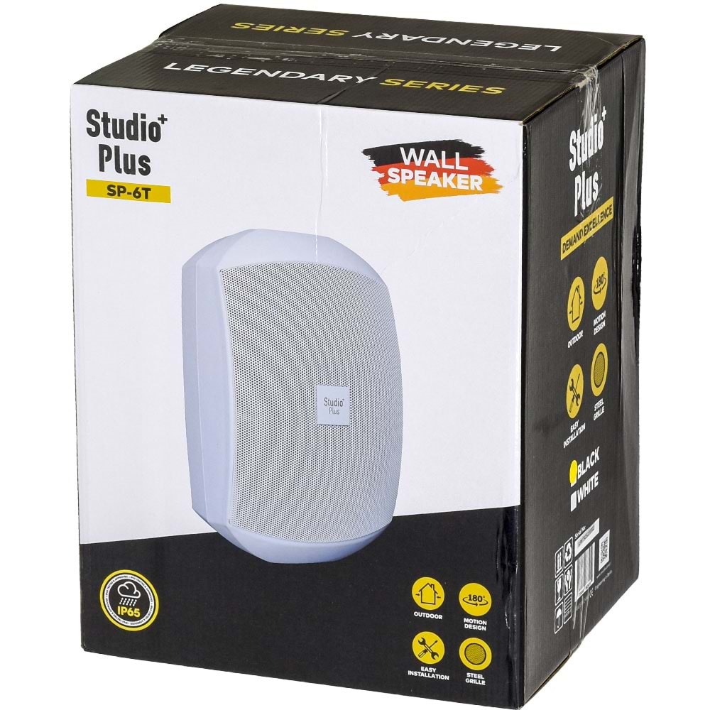 STUDIOPLUS 200W 16 Cm 100V Ip 66 Beyaz Sütun Hoparlör SP-6 TB