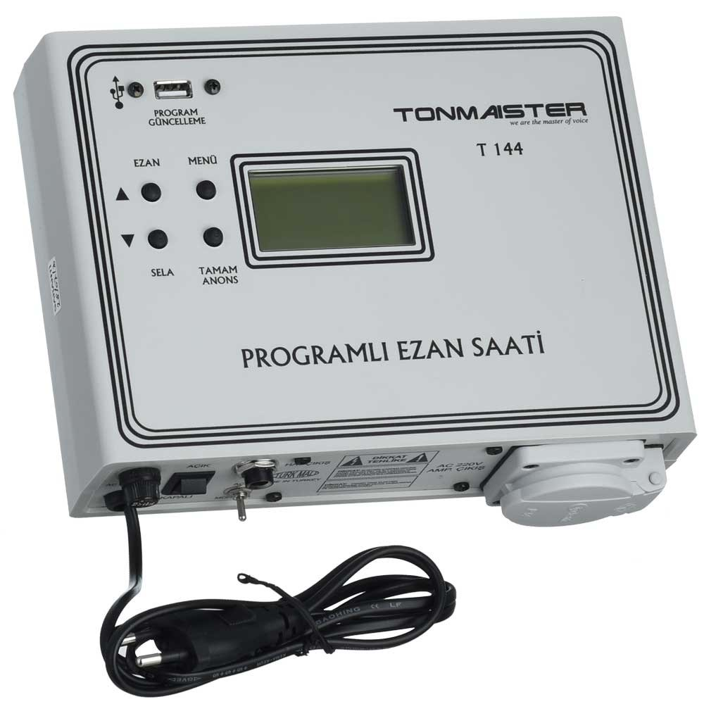 TONMAISTER Duvar Tipi Programlı Ezan Saati T-144