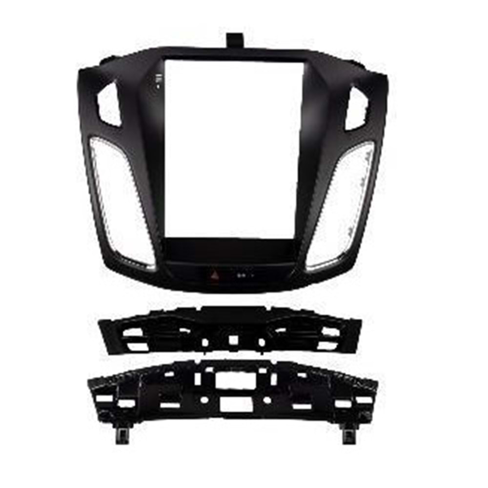 FOR-X 9.7 inc Tesla Ford Focus 3-4 2015-2018 Siyah Çerçeve (Canbus var) TAC-035