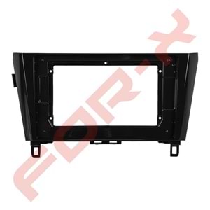 FOR-X 10.1” Nissan Qashqai A-C M-C 2014+ Piano Black Renk Oem Çerçeve Canbus Var TAC-397