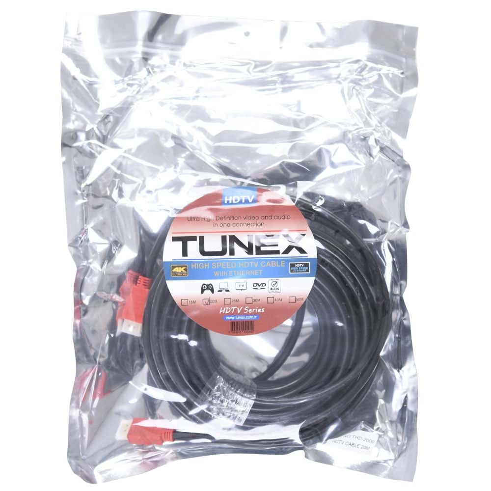 TUNEX 20 Mt HDMI Kablo THD-2000