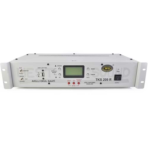 WEST SOUND Okul Zil Saati Rack Tipi TKS-209 R V2