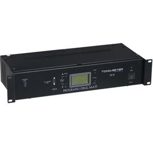 TONMAISTER Akıllı Usb Li Rack Tipi Okul Zil Saati TM-42 R