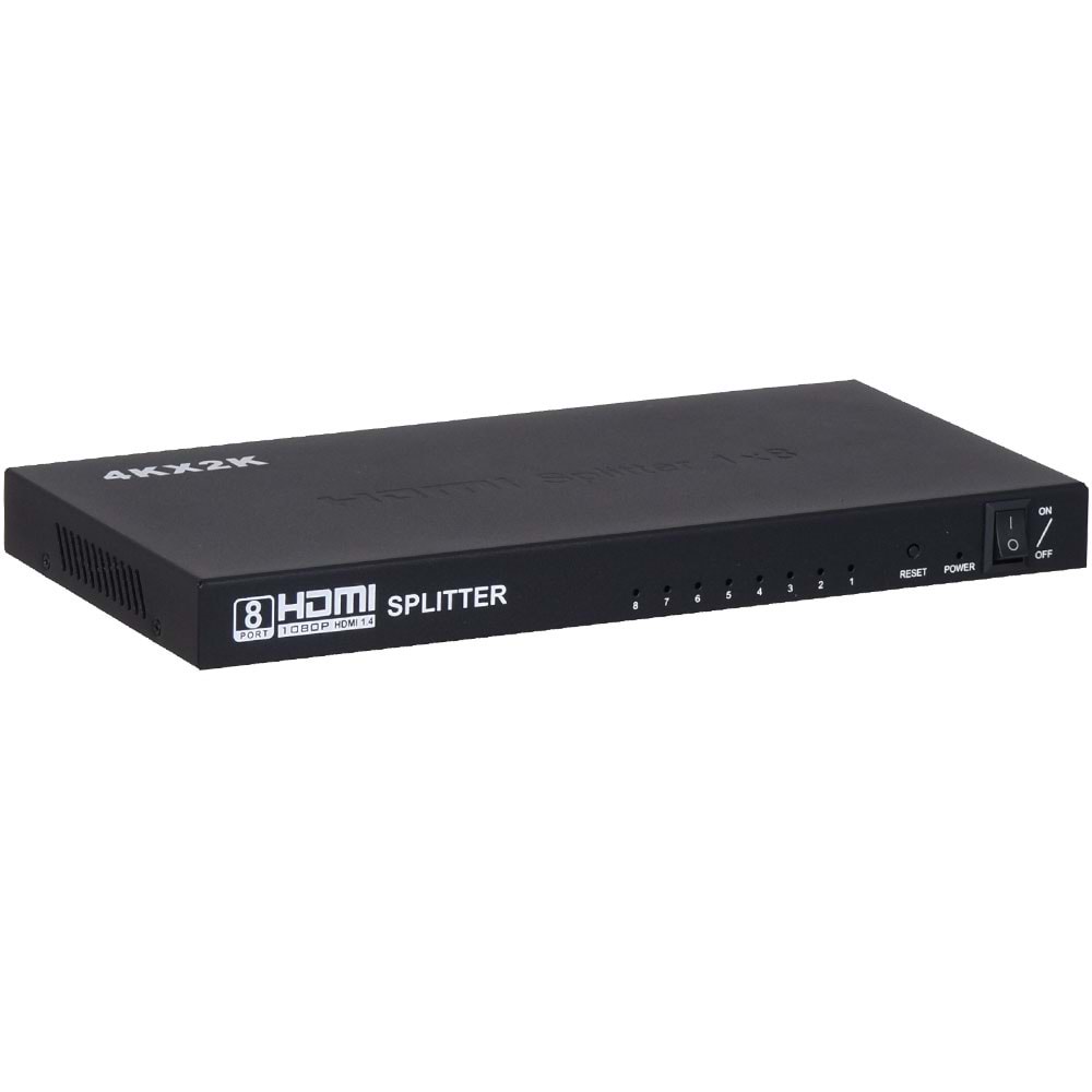 TUNEX 8'Li 4K HDMI Splitter (Çogaltıcı) TNX-1008