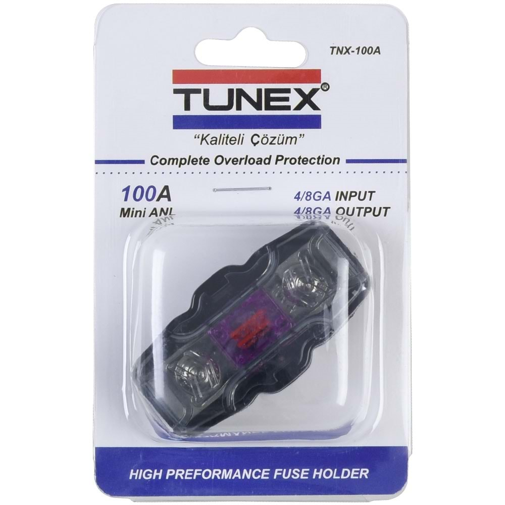 TUNEX 100 A Oto Amfi Sigortası Tnx-100 A