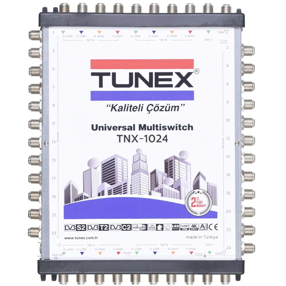 TUNEX 10-24 Multiswich (Santral) TNX-1024 P