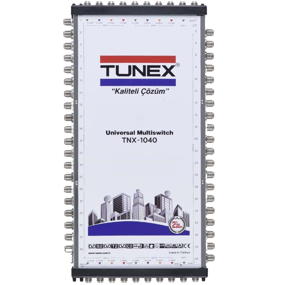 TUNEX 10-40 Multiswich (Santral) TNX-1040 P