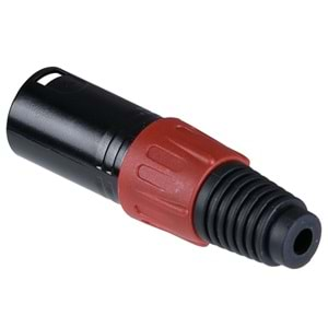 TUNEX Red Metal Xlr Canon Erkek Jak TNX-4813-E RD