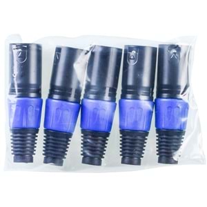 TUNEX Blue Metal Xlr Canon Erkek Jak TNX-4813 BL