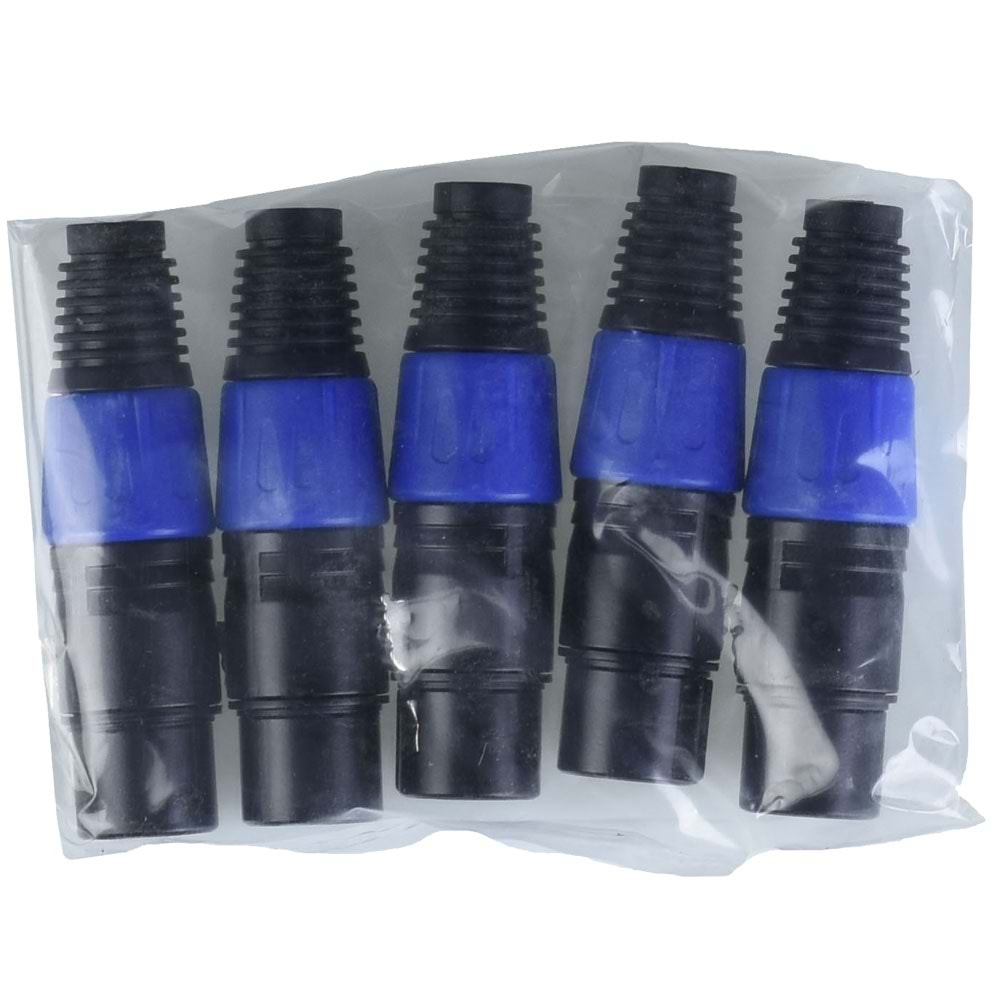 TUNEX Blue Metal Xlr Canon Dişi Jak TNX-4814-E BL