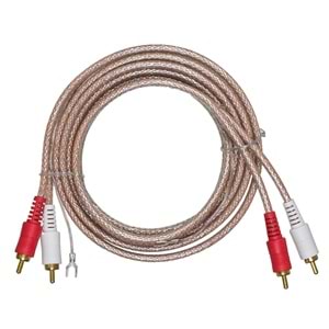 TUNEX 2 Rca Erkek-2 Rca Erkek 2 Mt Tetiklemeli Kablo TNX-756