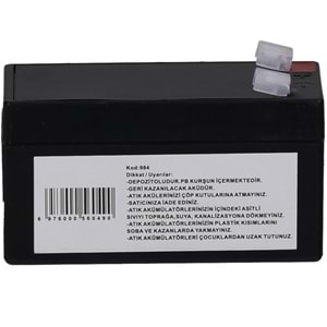 TUNEX 12V 1,3A Siyah Kuru Bakımsız Akü TNXB-12V1,3A