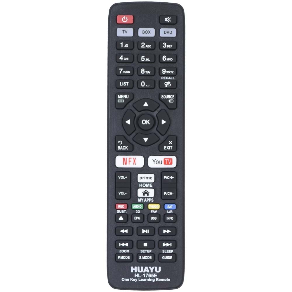 TUNEX Tv Android Box - Uydu - Dvd - Öğrenme Özellikli Akıllı Kumanda TR-002