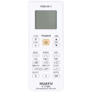 TUNEX 7000 İn 1 Akıllı Klima Kumanda TR-051