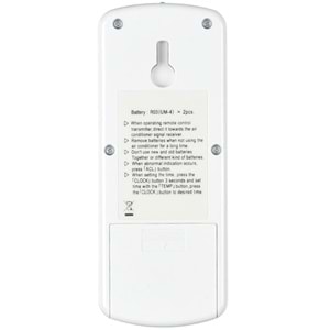HUAYU Mitsubishi Üniversal Klima Kumandası (K-MB1550) TR-057
